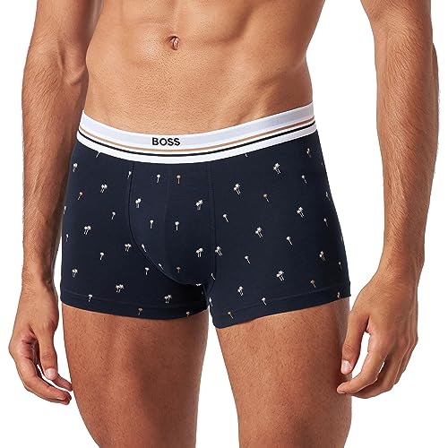 BOSS Men's Palms Trunk, Dark Blue407, M von BOSS