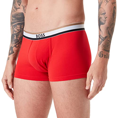 BOSS Men's Pique Trunk, Bright Red628, XXL von BOSS