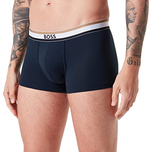 BOSS Men's Pique Trunk, Dark Blue404, L von BOSS