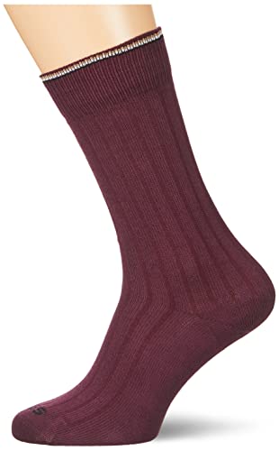 BOSS Men's RS Rib Color CC Regular_Socks, Dark Purple505, 39-42 von BOSS