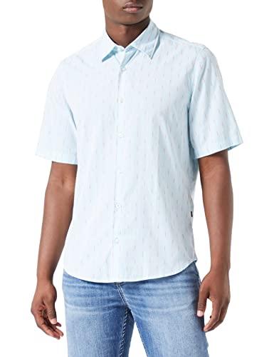 BOSS Men's Rash_2 Shirt, Open Blue461, S von BOSS