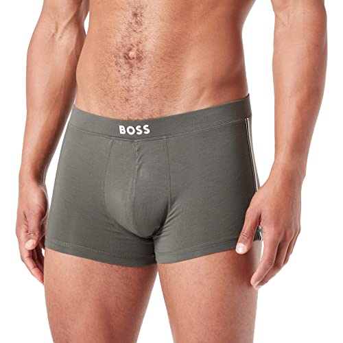 BOSS Men's Relax Trunk, Dark Green306, L von BOSS