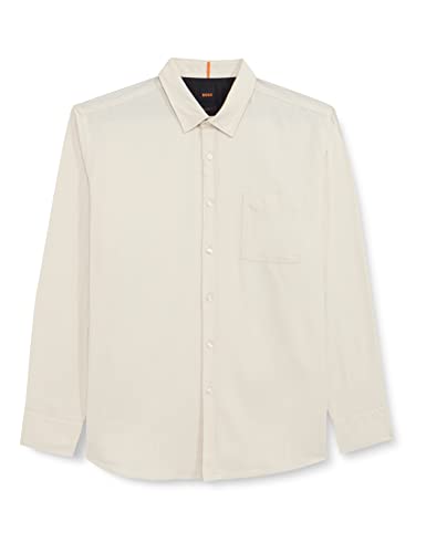 BOSS Men's Relegant_5 Shirt, Open White, XXL von BOSS