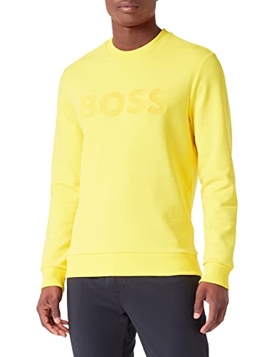 BOSS Men's Salbo 1 Sweatshirt, Bright Yellow739, XL von BOSS