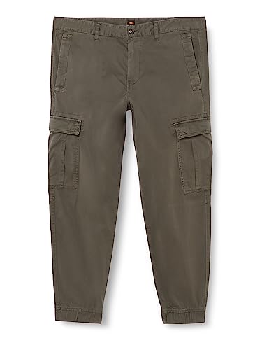 BOSS Men's Sisla-4-Cargo Trousers Flat Packed, Dark Grey22, 54 von BOSS