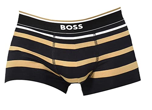 BOSS Men's Stripe Trunk, Black2, M von BOSS
