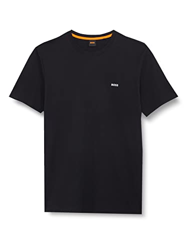 BOSS Men's Teetrury 1 Shirt, Black, L von BOSS