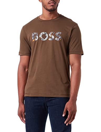 BOSS Men's Teetrury 2 Shirt, Dark Green, M von BOSS