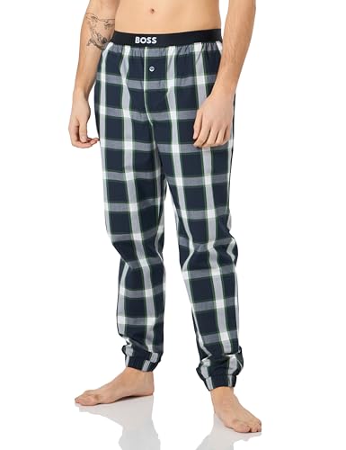 BOSS Men's Unique Pants Cuff CW Pyjama_Short, Dark Green307, S von BOSS
