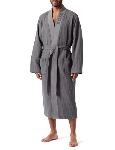 BOSS Men's Waffle Kimono Pajama Bottom, Medium Grey32, S von BOSS