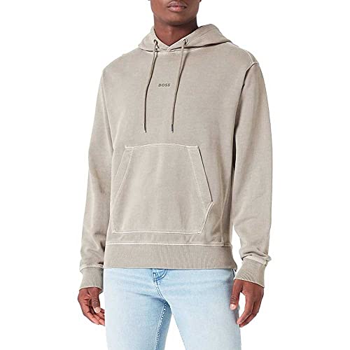 BOSS Men's Wefadehoody Sweatshirt, Light/Pastel Green336, S von BOSS