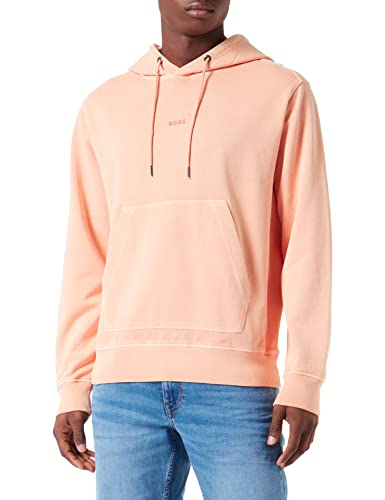 BOSS Men's Wefadehoody Sweatshirt, Light/Pastel Orange833, L von BOSS