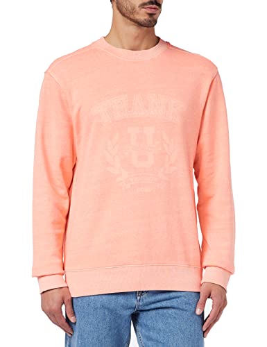 BOSS Men's Weneoncrew Sweatshirt, Bright Orange827, L von BOSS