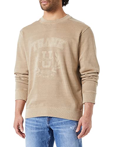 BOSS Men's Weneoncrew Sweatshirt, Medium Beige263, L von BOSS