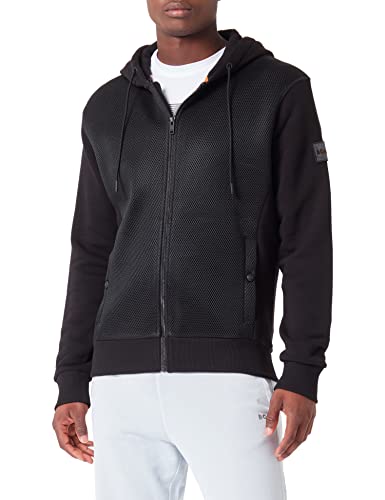 BOSS Men's Werace Sweatshirt, Black1, L von BOSS