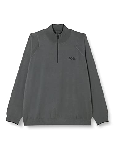 BOSS Men's Zelvin Knitwear, Dark Grey, 3XL von BOSS