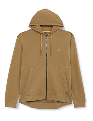 BOSS Men's Zetalky Jersey_Jacket_L, Dark Green, S von BOSS