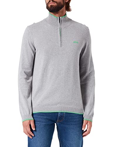 BOSS Men's Zitom_W22 Knitwear, Light/Pastel Grey, M von BOSS