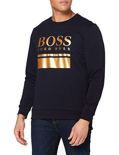 BOSS Herren Salbo 1 Sweatshirt, Dark Blue (402), M EU von BOSS