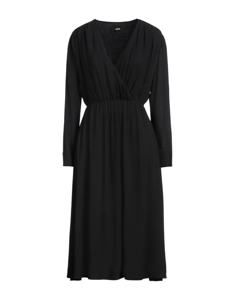 BOSS Midi-kleid Damen Schwarz von BOSS