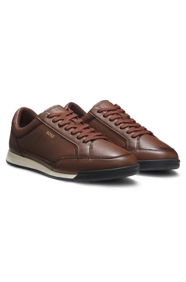 BOSS Nitan_Lowp Sneaker Casual-Schnürschuh, Halbschuh, Freizeitschuh in klassischer Optik von BOSS