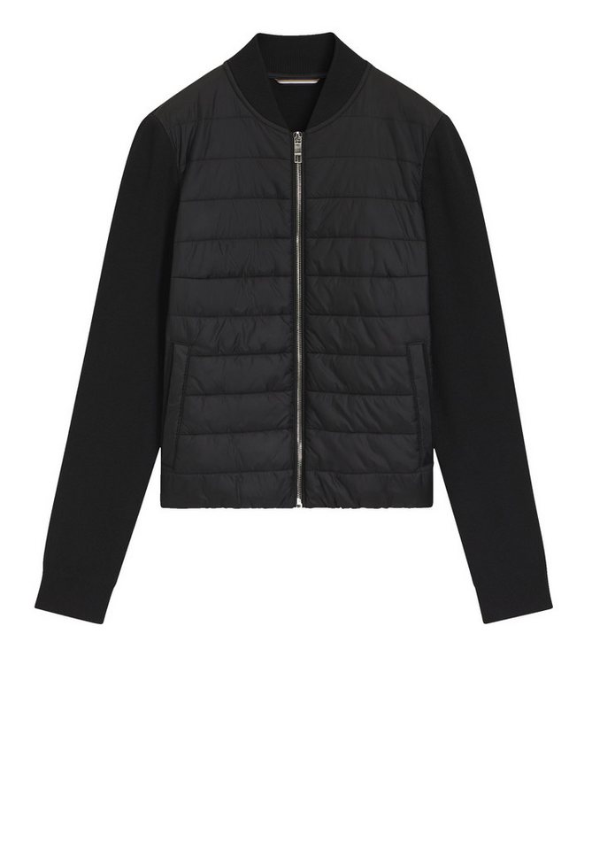 BOSS Outdoorjacke Hybrid-Jacke mit wattierter Vorderseite (1-St) von BOSS