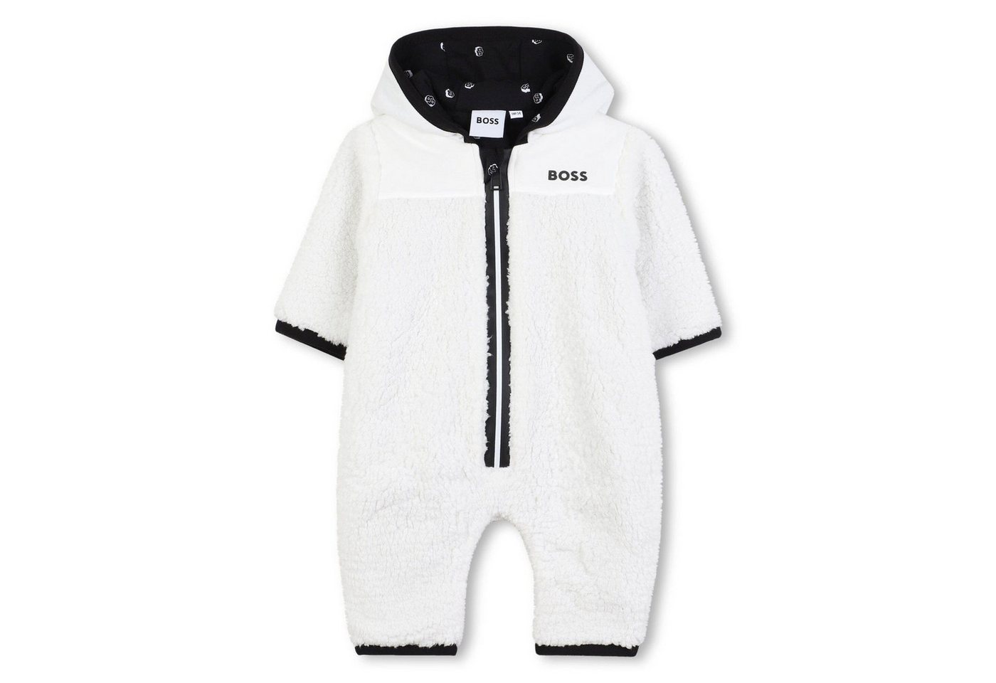 BOSS Overall BOSS Baby Winter-Overall im Materialmix-gebrochenes Weiß von BOSS