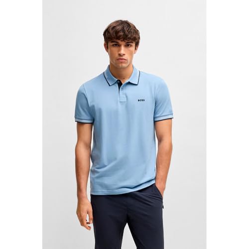 BOSS Herren Paul Polo, Open Blue499, XL EU von BOSS