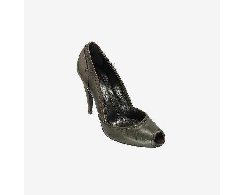 BOSS Boss bartel 50132396 030, Peeptoes & Slingpumps, Dunkelgrau, Damen Peeptoepumps von BOSS