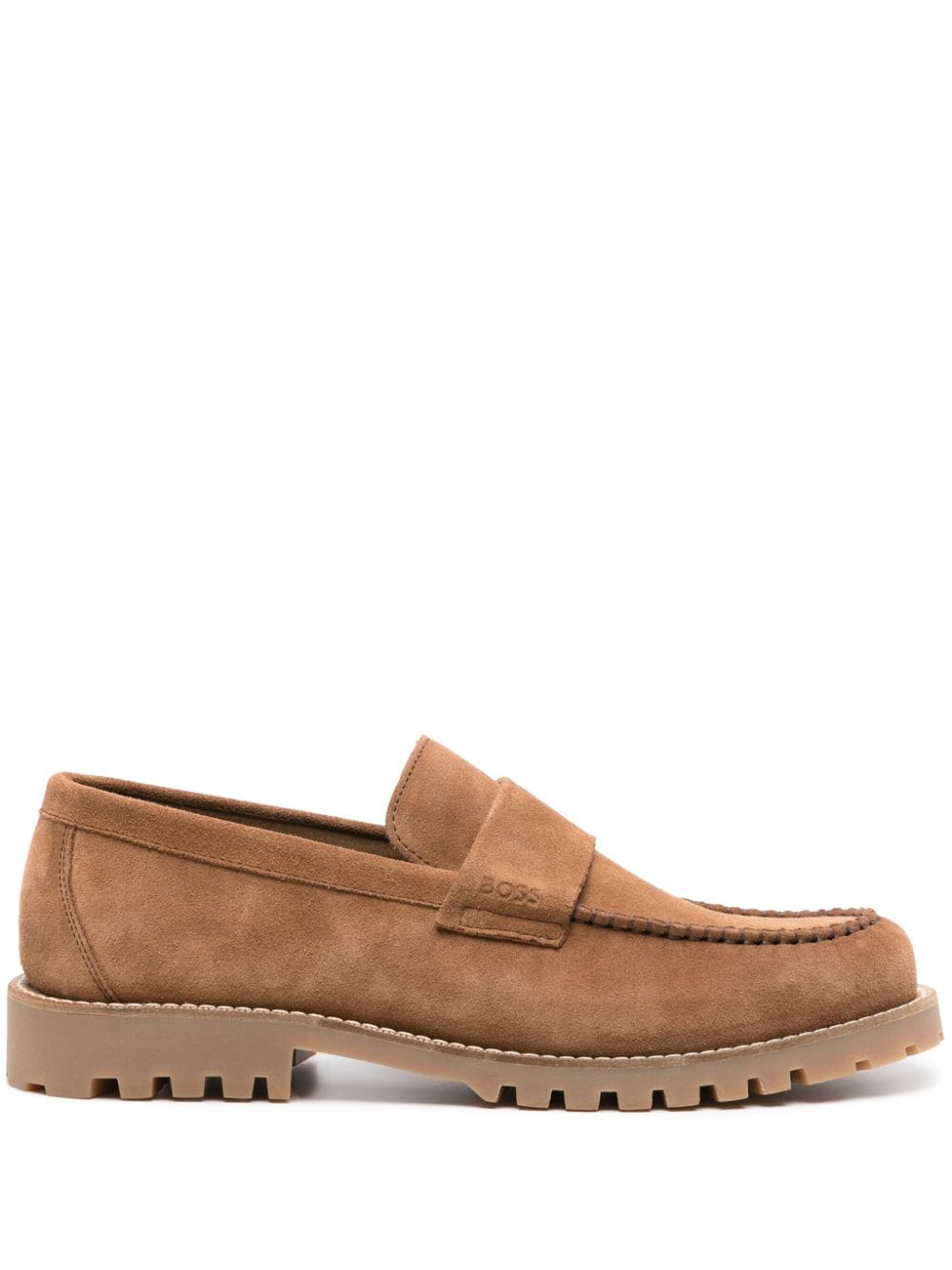 BOSS Penny-Loafer aus Wildleder - Braun von BOSS