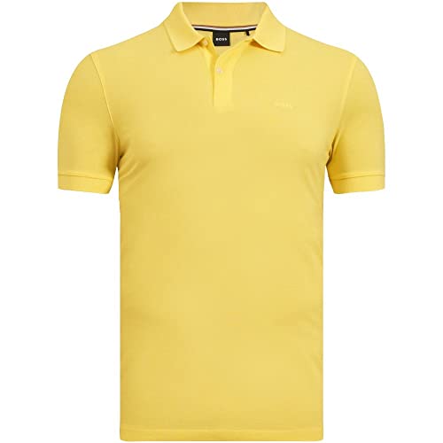 BOSS Polo Shirt Pallas Pique Regular Fit Yellow L von BOSS