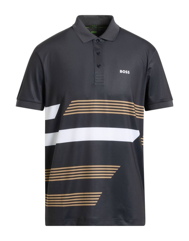 BOSS Poloshirt Herren Braungrau von BOSS