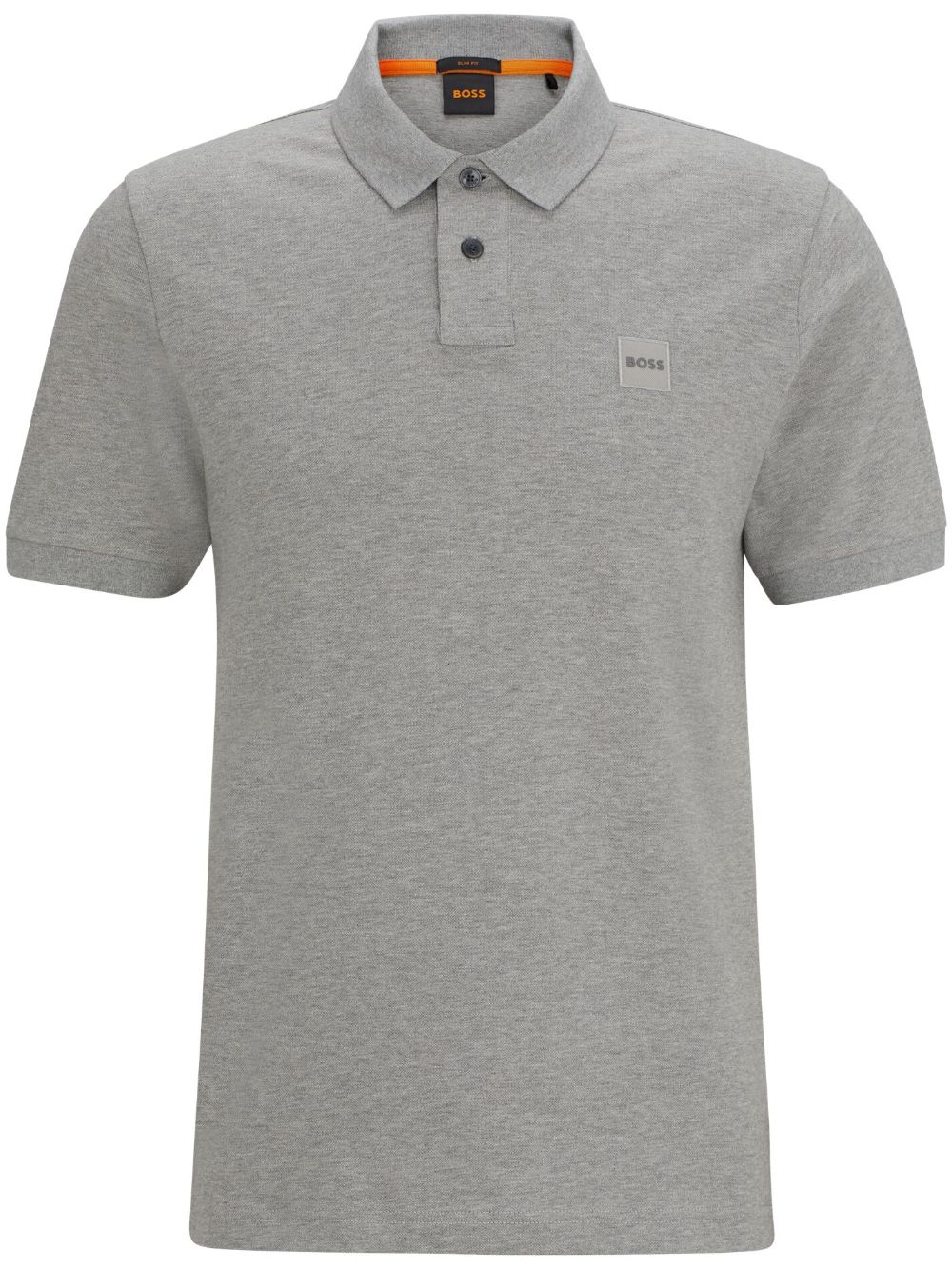 BOSS Poloshirt mit Logo-Applikation - Grau von BOSS