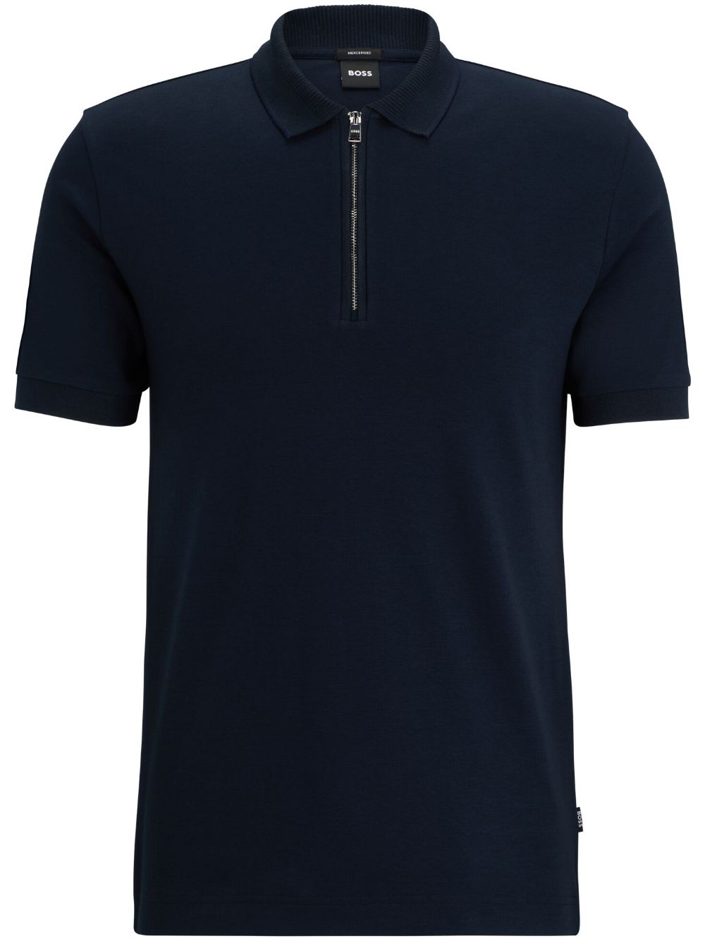 BOSS Poloshirt mit Reißverschlusskragen - Blau von BOSS