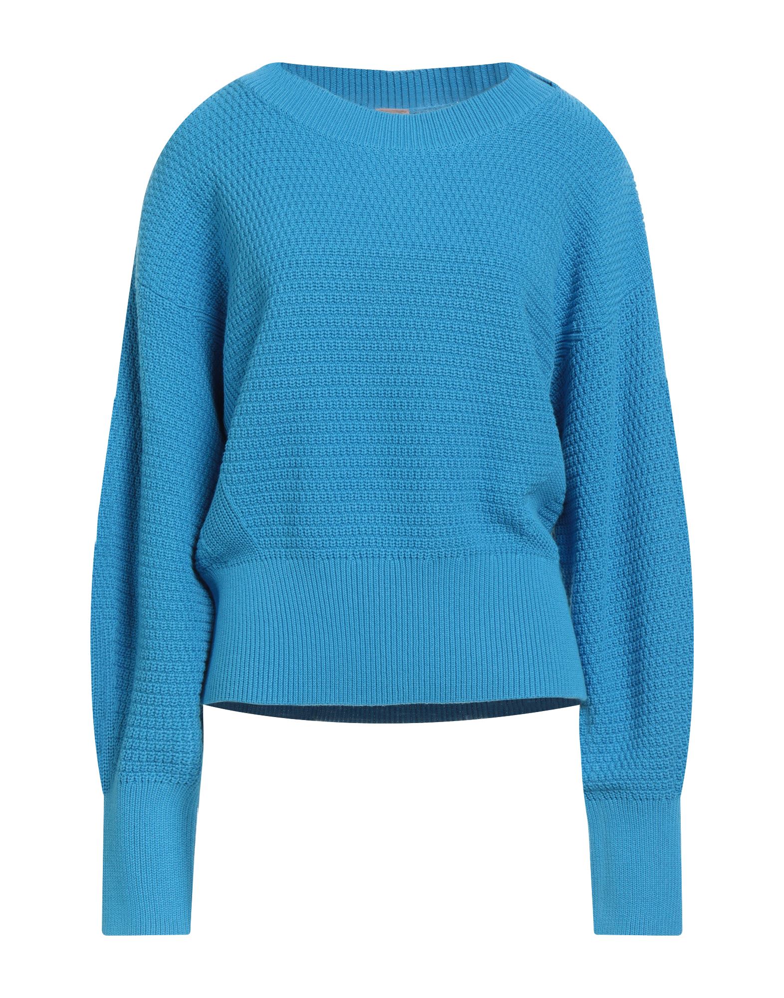 BOSS Pullover Damen Azurblau BOSS Pullover Damen Azurblau von BOSS