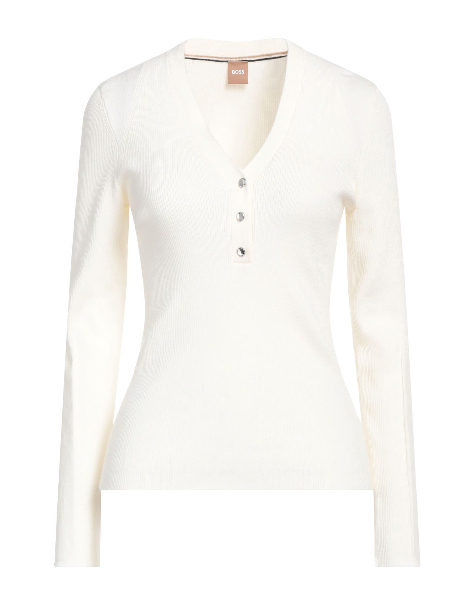 BOSS Pullover Damen Elfenbein BOSS Pullover Damen Elfenbein von BOSS