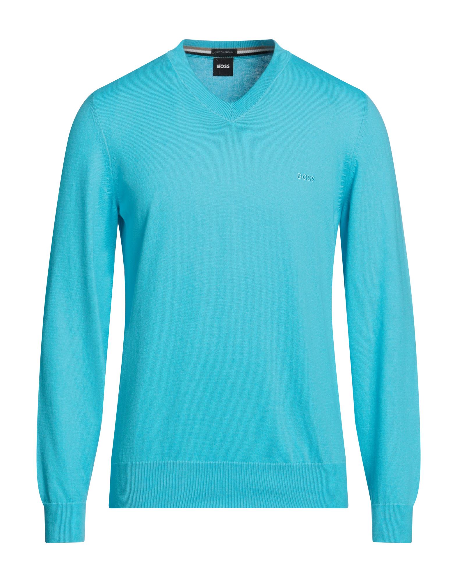 BOSS Pullover Herren Azurblau von BOSS