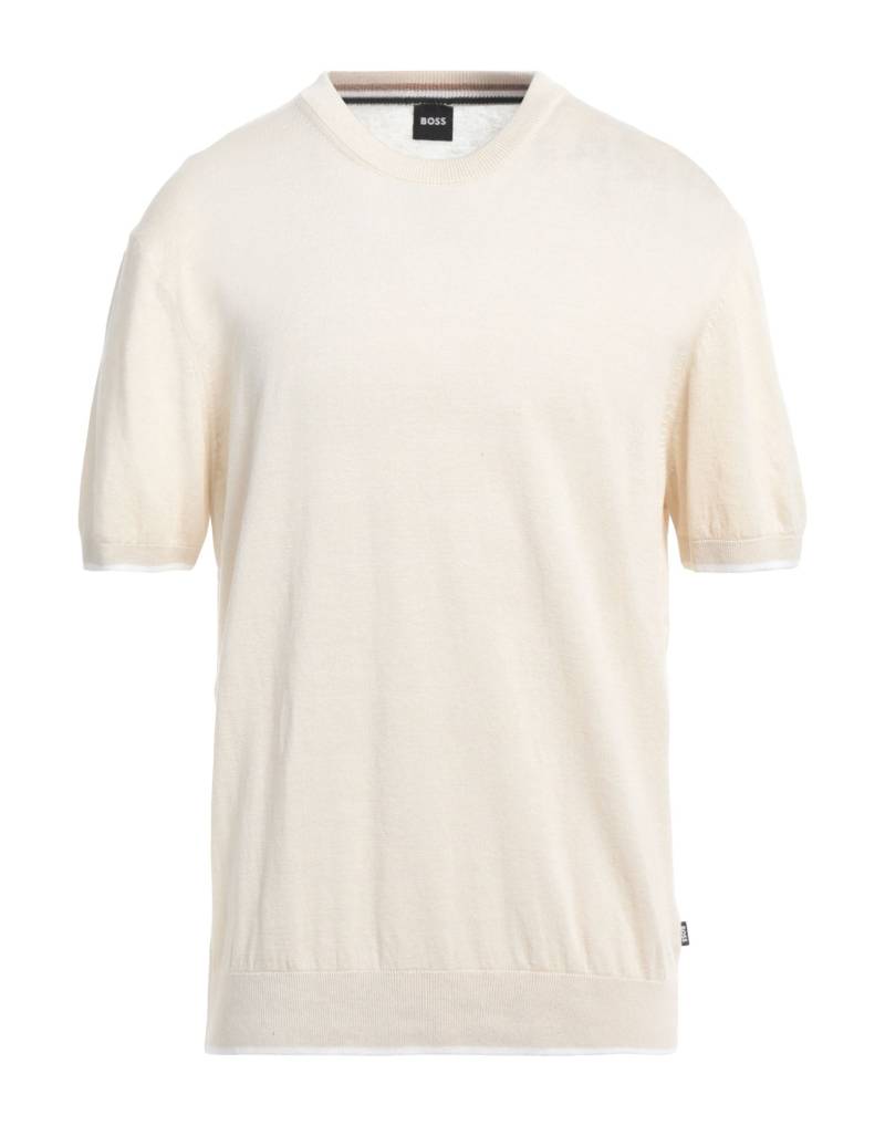 BOSS Pullover Herren Cremeweiß von BOSS