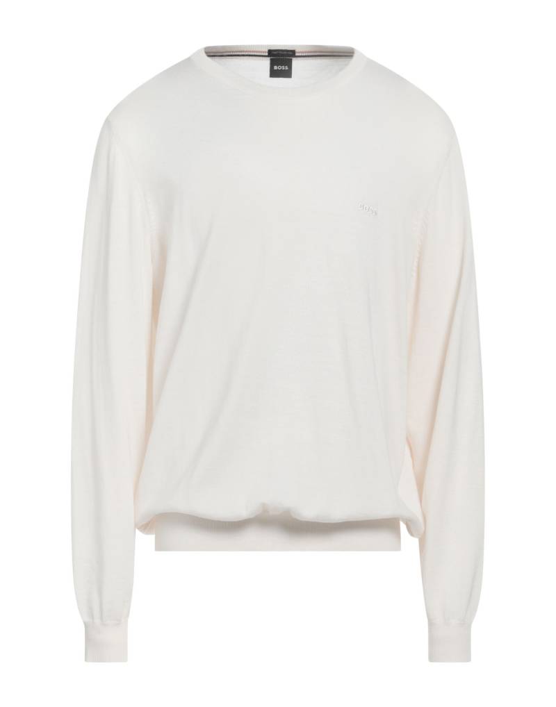 BOSS Pullover Herren Cremeweiß von BOSS