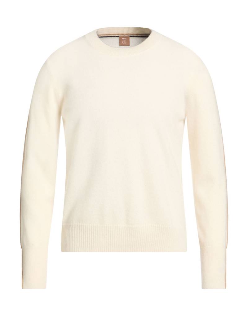 BOSS Pullover Herren Elfenbein von BOSS