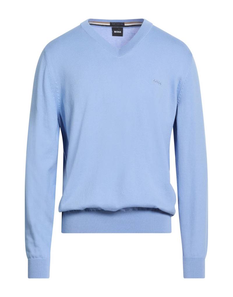BOSS Pullover Herren Hellblau von BOSS