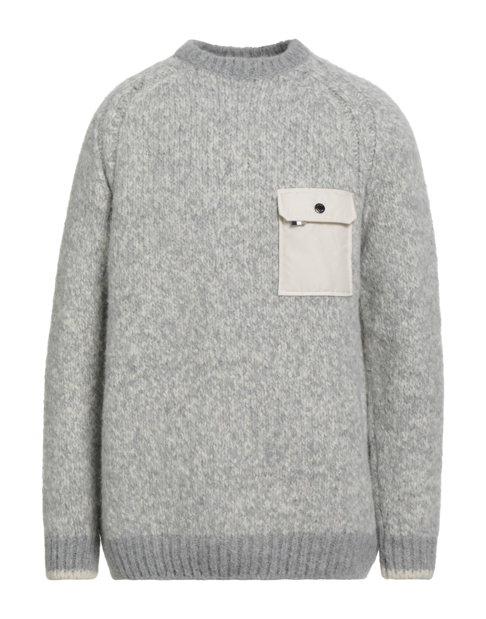 BOSS Pullover Herren Hellgrau BOSS Pullover Herren Hellgrau von BOSS