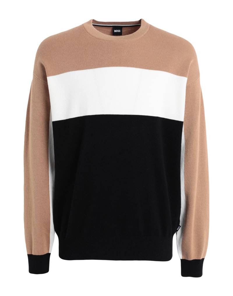 BOSS Pullover Herren Kamel von BOSS