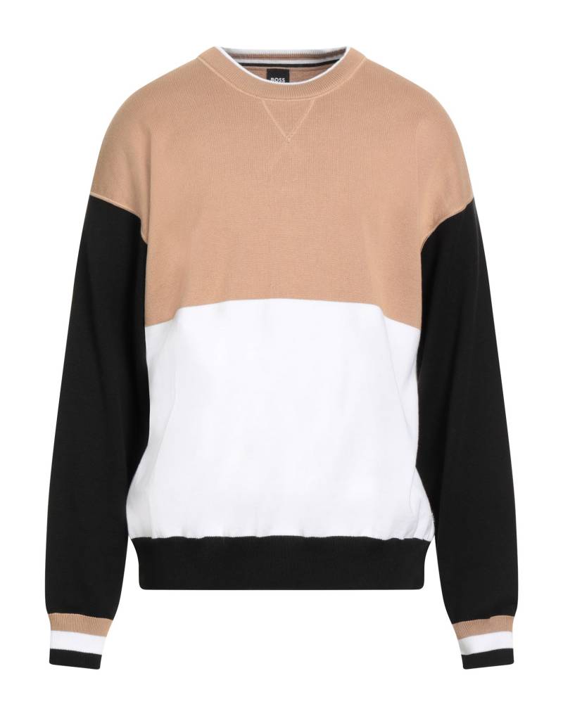 BOSS Pullover Herren Kamel von BOSS