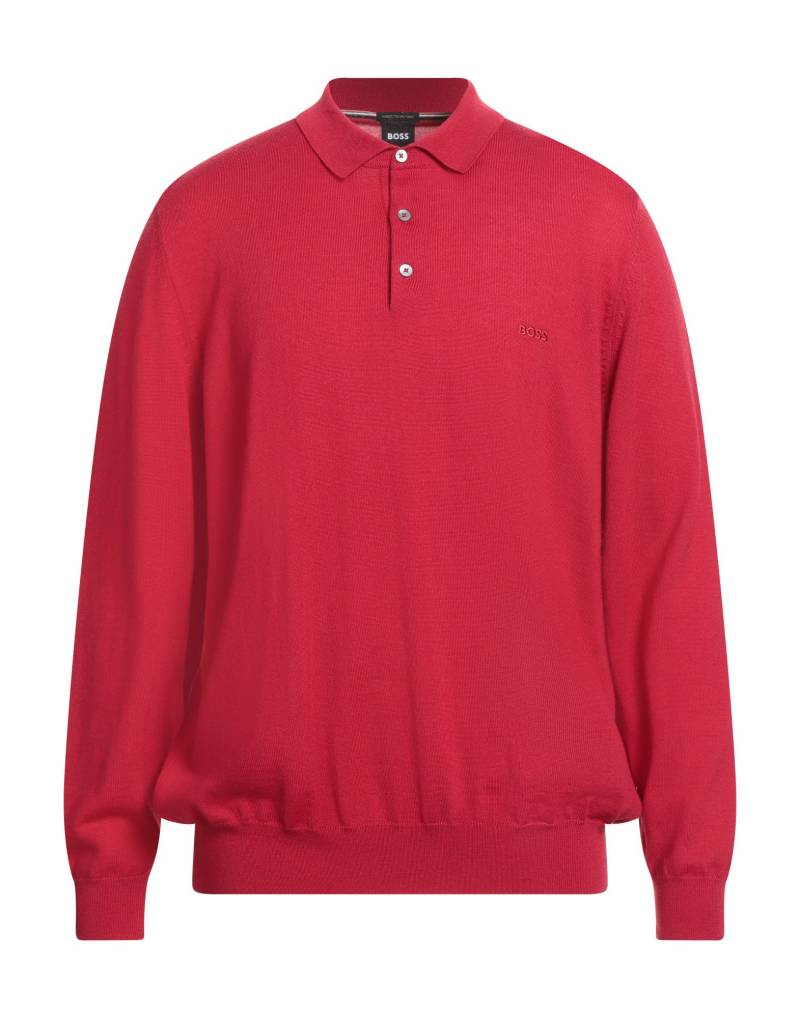 BOSS Pullover Herren Rot von BOSS