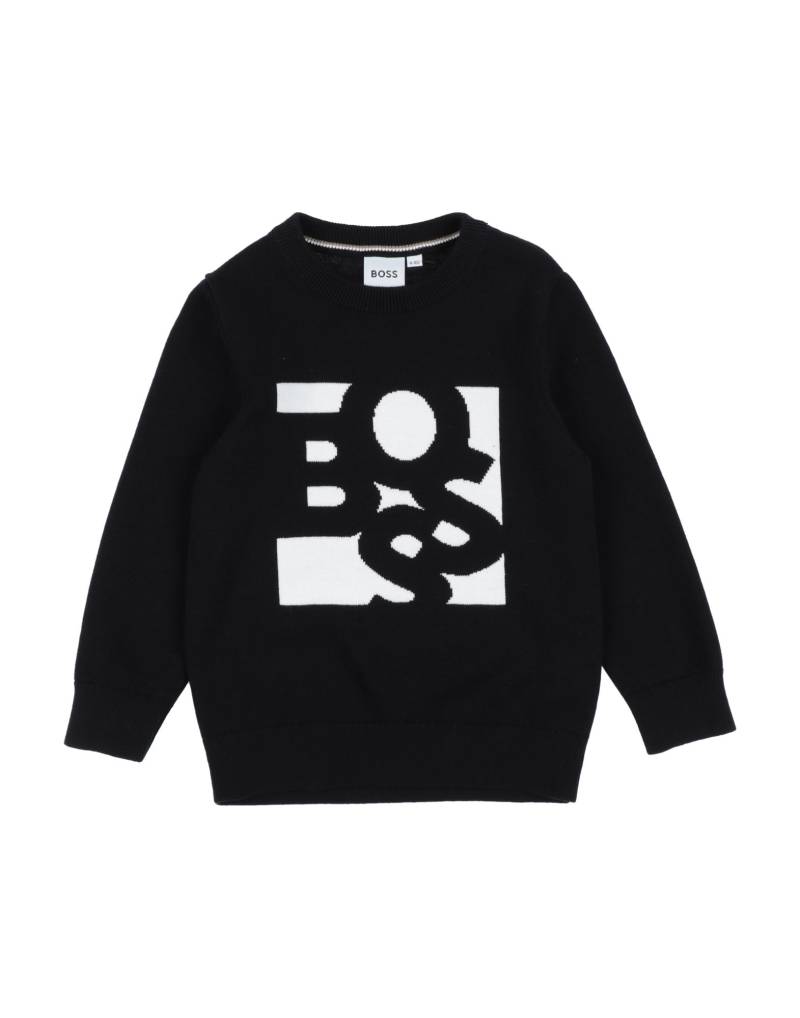 BOSS Pullover Kinder Schwarz von BOSS