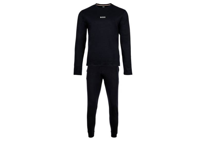 BOSS Pyjama Herren Pyjama Baumwolle Xmas Long Set (2 tlg) von BOSS
