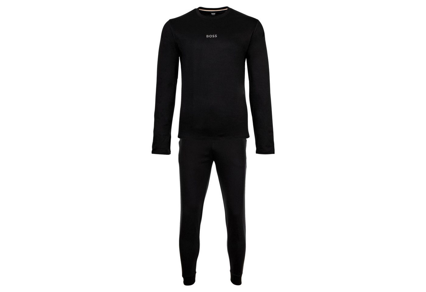 BOSS Pyjama Herren Pyjama Baumwolle Xmas Long Set (2 tlg) von BOSS