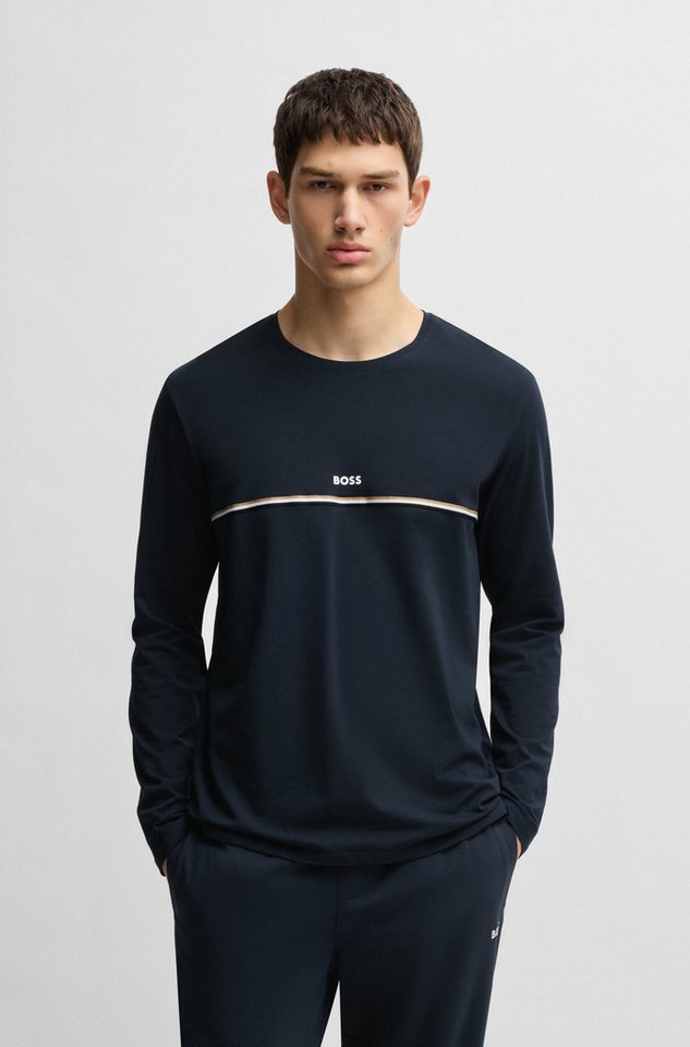 BOSS Pyjama Unique LS-Shirt mit Rundhalsausschnitt von BOSS