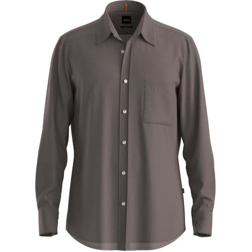 BOSS Relegant_6_M 10267858 01 Shirt Open Beige294 M von BOSS